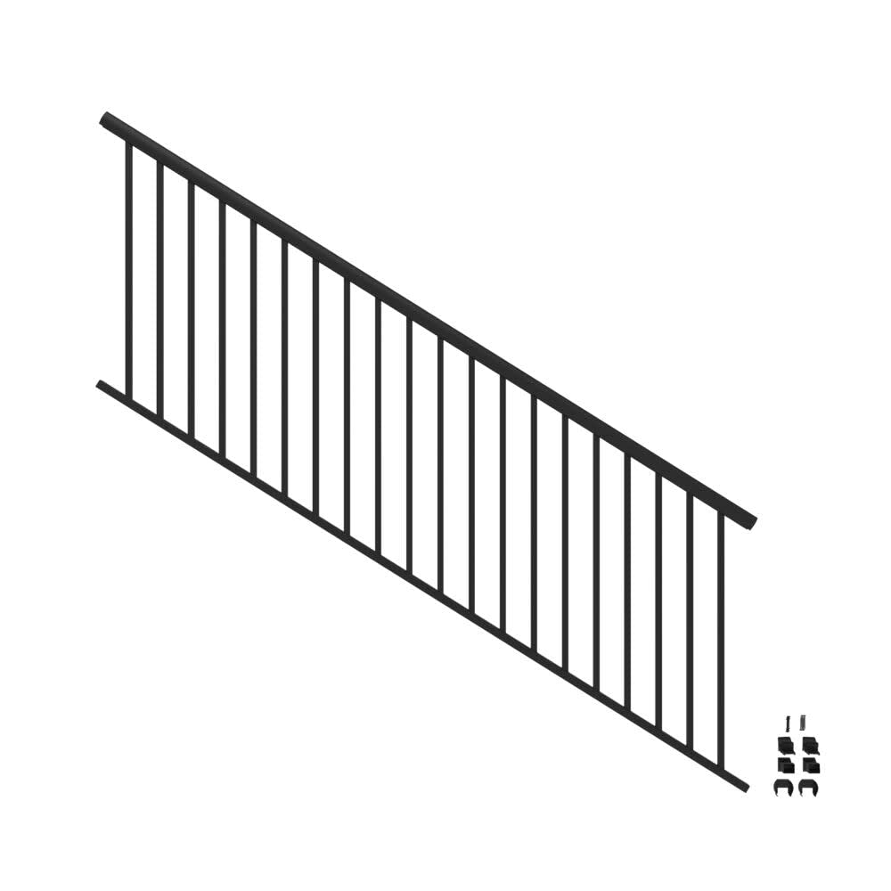 8’ x 36” Matte Black Aluminum Stair Kit J915741