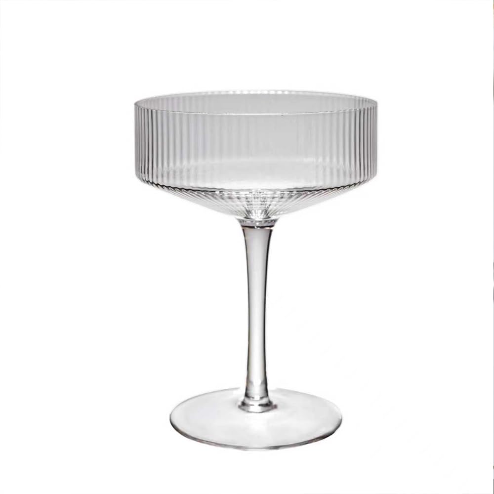 Set of 4 9 oz Coupe Cocktail Glasses Q520309