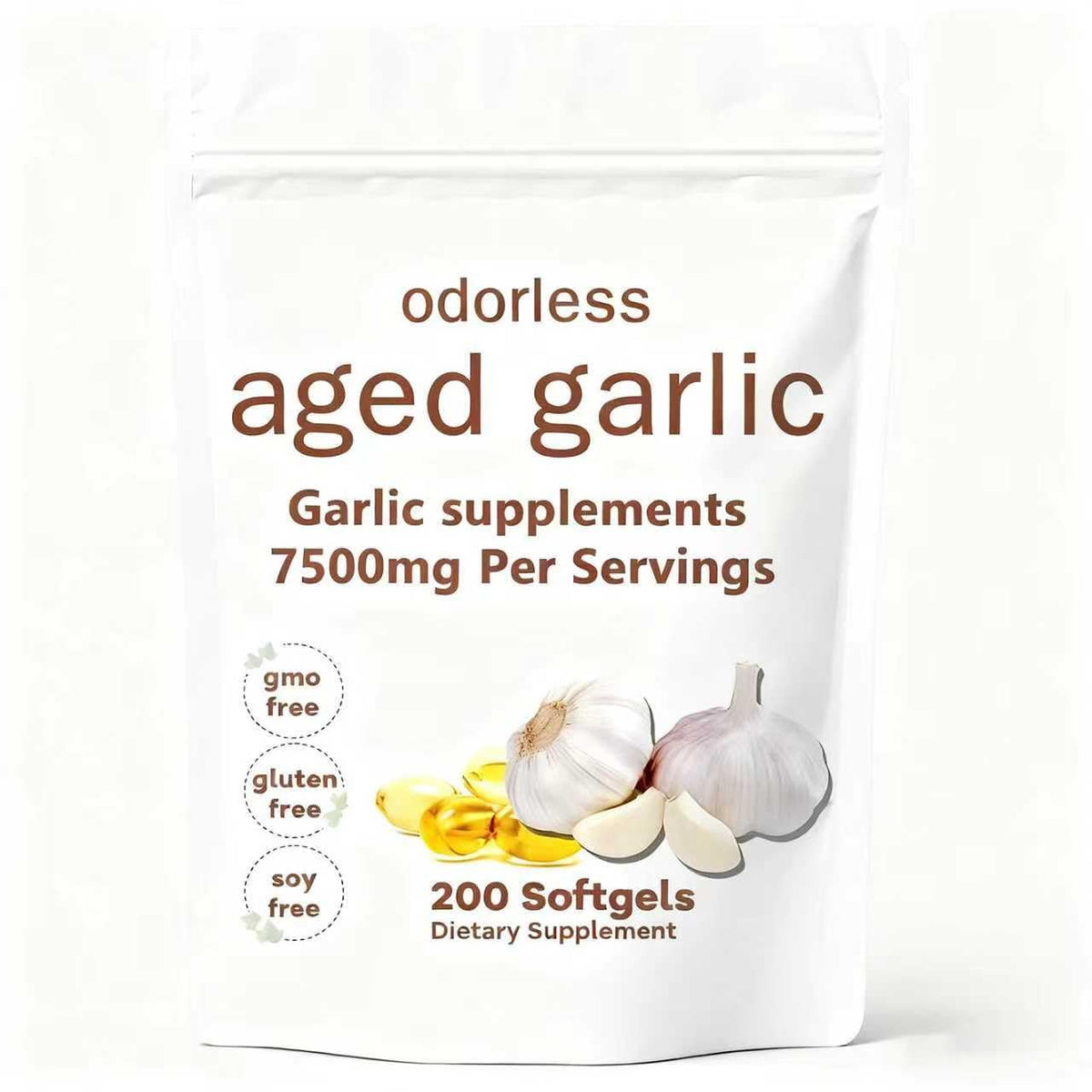 Odorless Aged Garlic Extract 200 Softgels Z390158