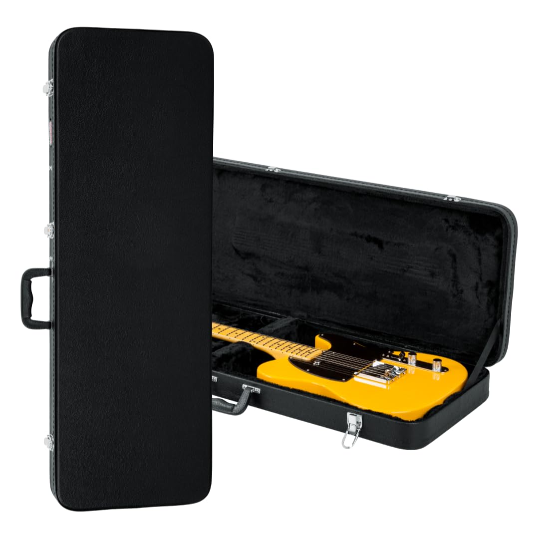 Hard-Shell Wood Case for Standard Electric Guitars I13564