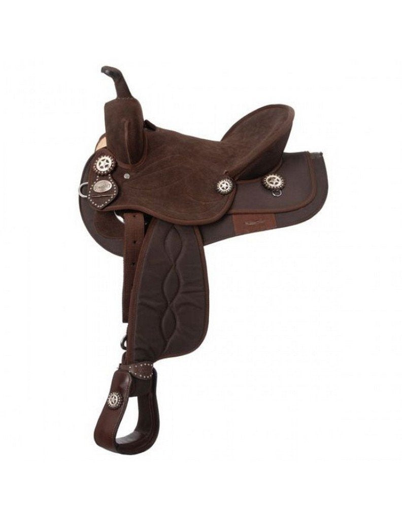 Brown 16 Synthetic Trail Saddle T88386