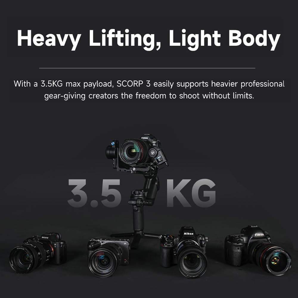 Camera Gimbal Stabilizer with Touch Screen D87668