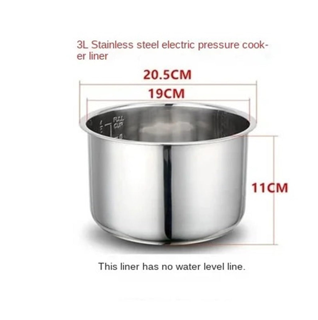 304 Stainless Steel Electric Pressure Cooker Inner Pot Q459