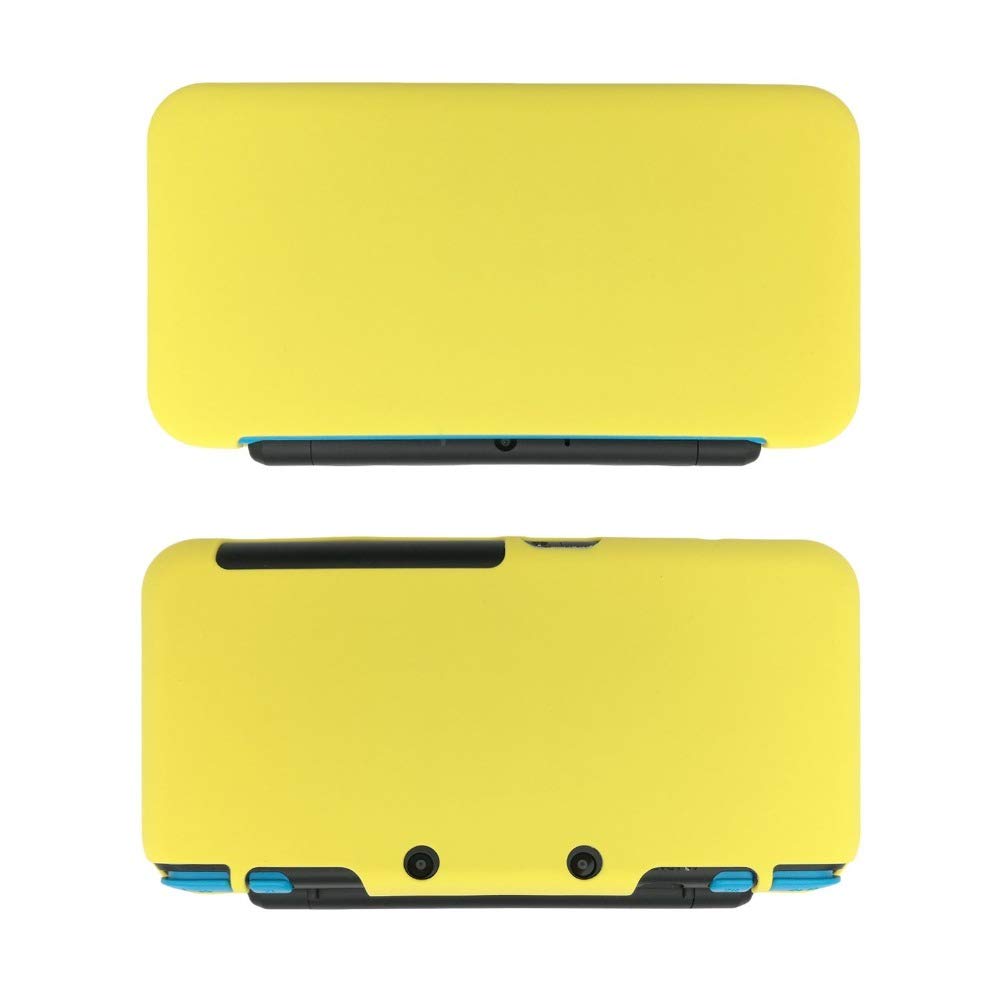 Soft Rubber Silicone Cover Case Protector for New 2DS XL LL Console (Yellow) F816515
