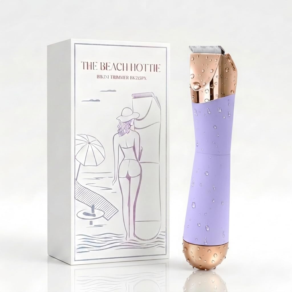 2-in-1 Electric Razor and Pubic Hair Trimmer with LED Light N427