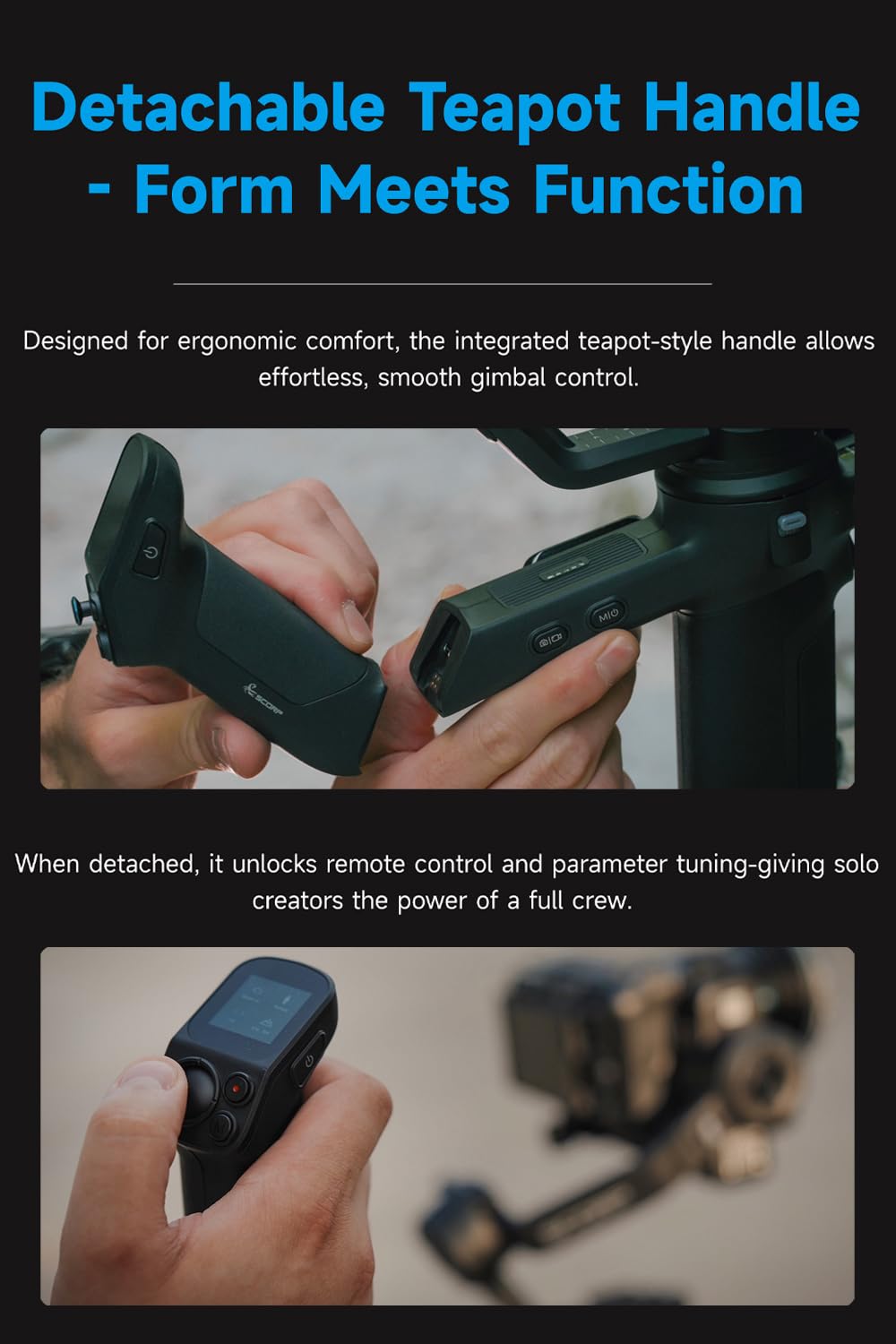 Camera Gimbal Stabilizer with Touch Screen D87668
