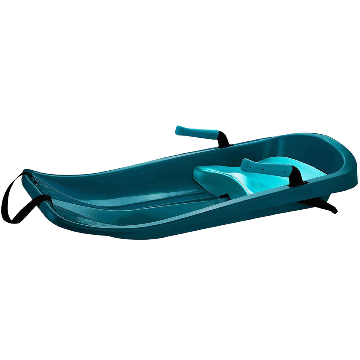 Kids' Plastic Toboggan Sleds with Tow Strap A67395