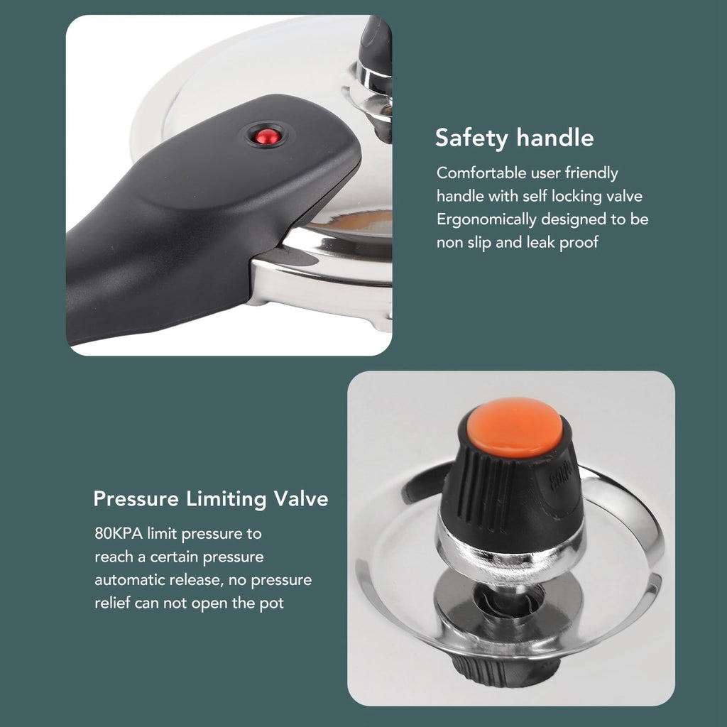 Stainless Steel 3L Pressure Cooker D6874