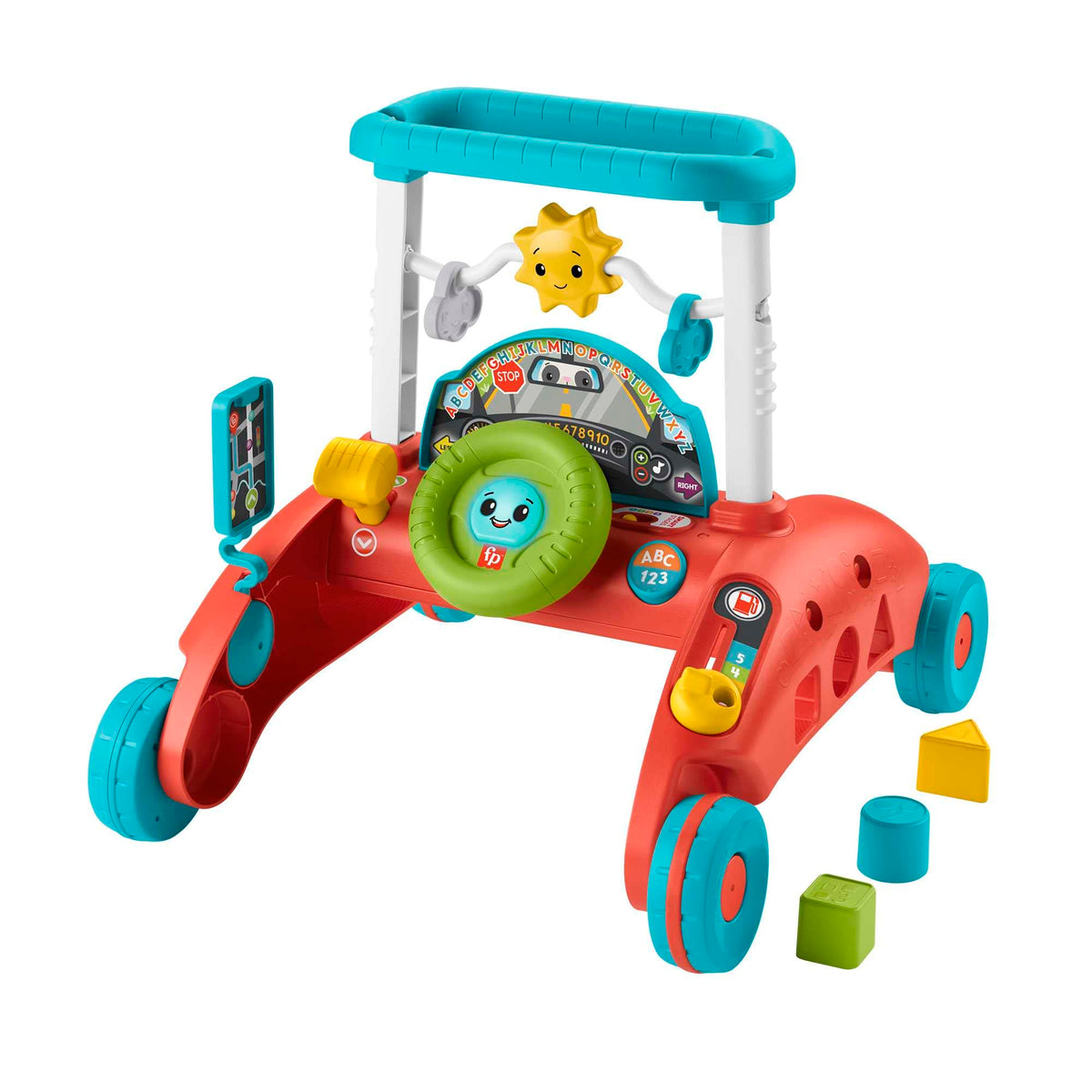 2-Sided Steady Speed Baby Walker with Learning Songs and Sounds S475