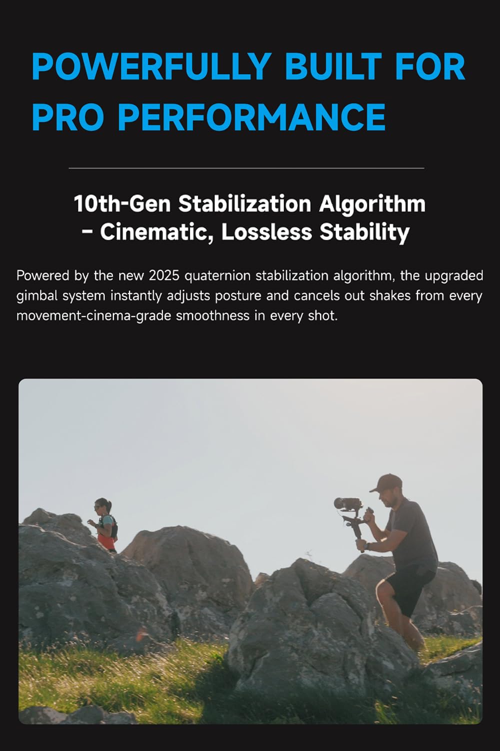 Camera Gimbal Stabilizer with Touch Screen D87668
