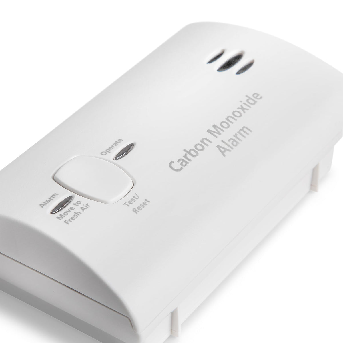 Carbon Monoxide Detector, AA Battery Powered, 85 dB Alarm S2455