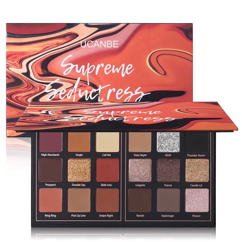 18 Colors Matte Shimmer Glitter Eyeshadow Palette O365748