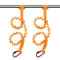 Stretchable Kayak Paddle Leash with Locking Carabiner B45707