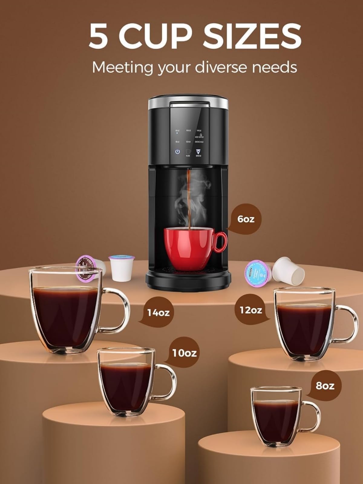 Single Serve Coffee Pod Maker X39297