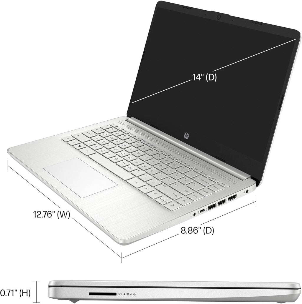 14" HD Intel Celeron N4120 4GB RAM 128GB eMMC Laptop J3152