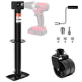 A-Frame Trailer Jack 2-in-1 5000lbs Foot Plate & 2000lbs Dual-Wheel X920398