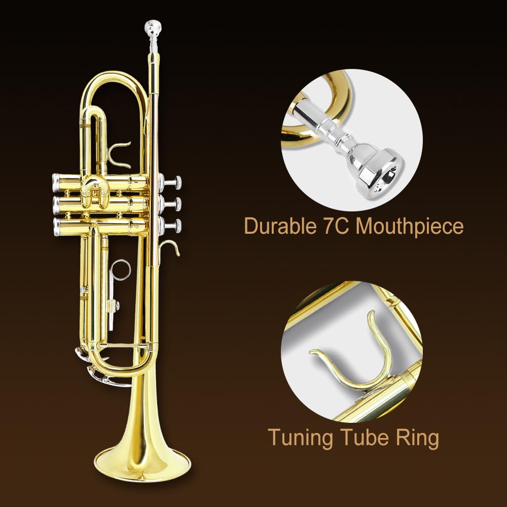Bb Trumpet with 7C Mouthpiece, Hard Case & Cleaning Kit J93873