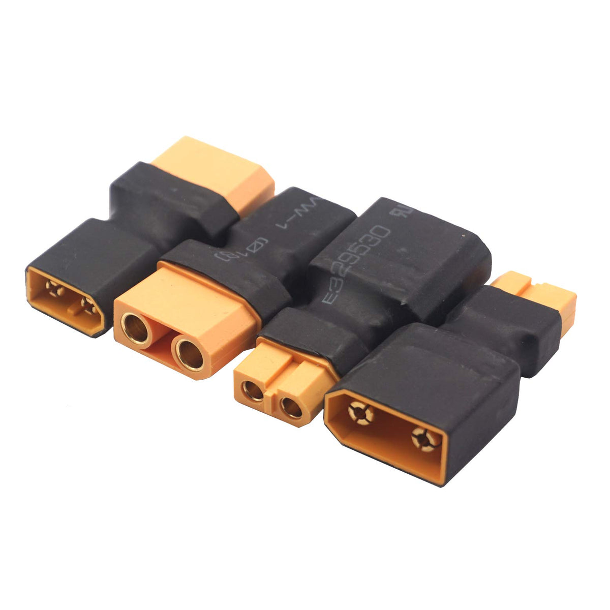 14AWG XT60 Parallel Battery Connector 2-Male to 1-Female Cable Y Splitter Z978