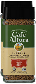 Organic Medium Roast Instant Coffee 3.53 Oz Pack of 2 C465