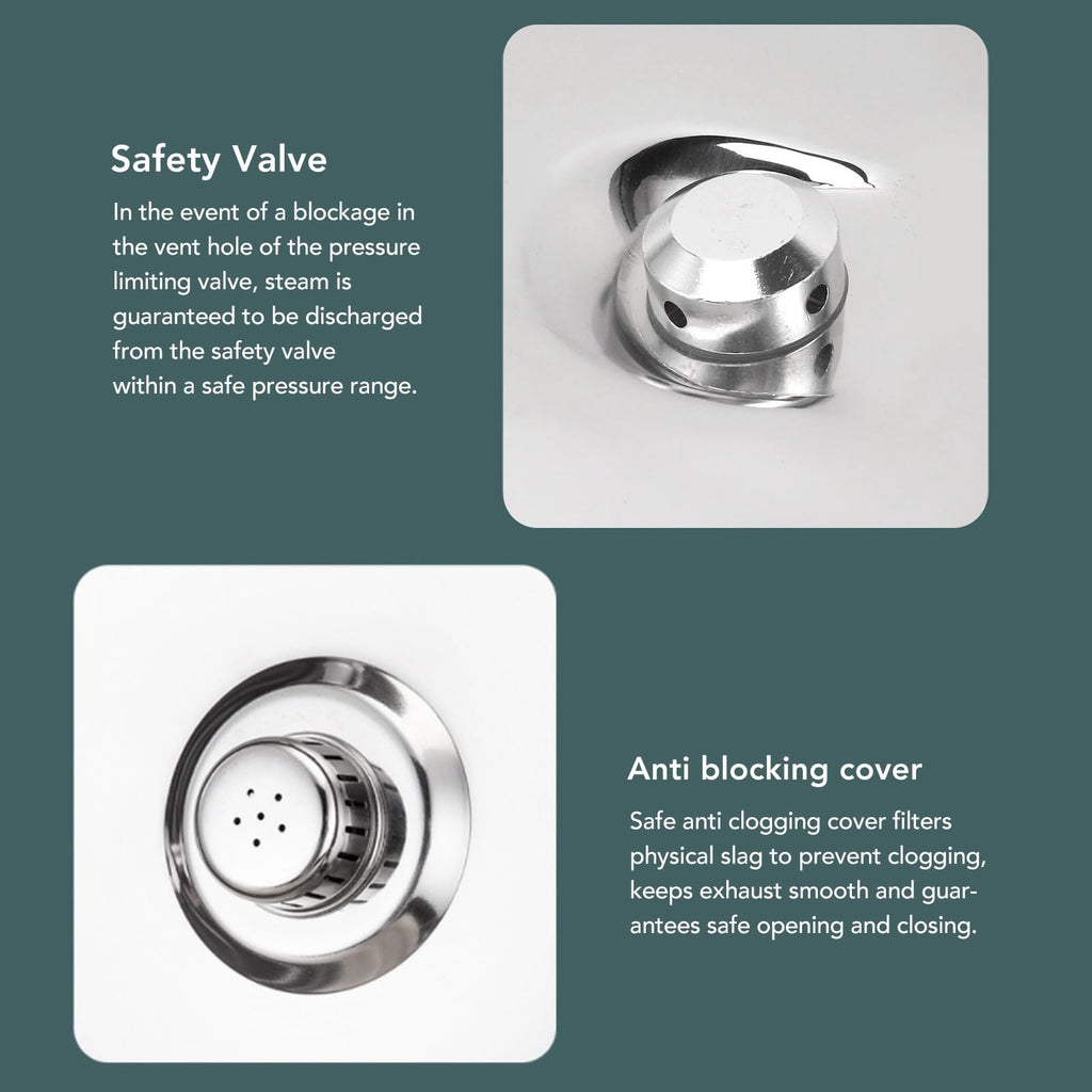 Stainless Steel 3L Pressure Cooker D6874