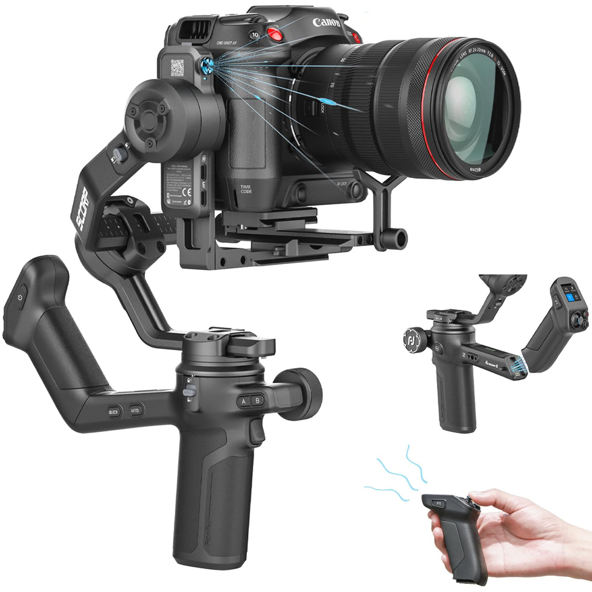 Camera Gimbal Stabilizer with Touch Screen D87668
