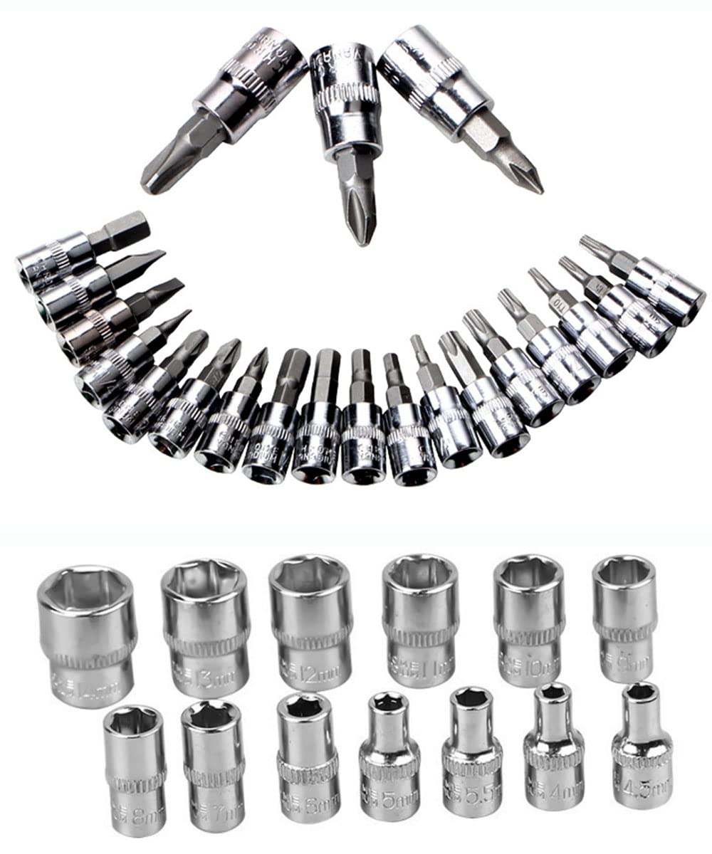 1/4 in. Drive Ratchet Socket Wrench Set C970827