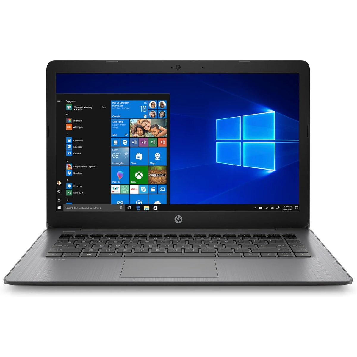 14 Inch HD Laptop Intel Celeron N4000 4GB DDR4 RAM 64GB eMMC Windows 11 Home Notebook Z314105