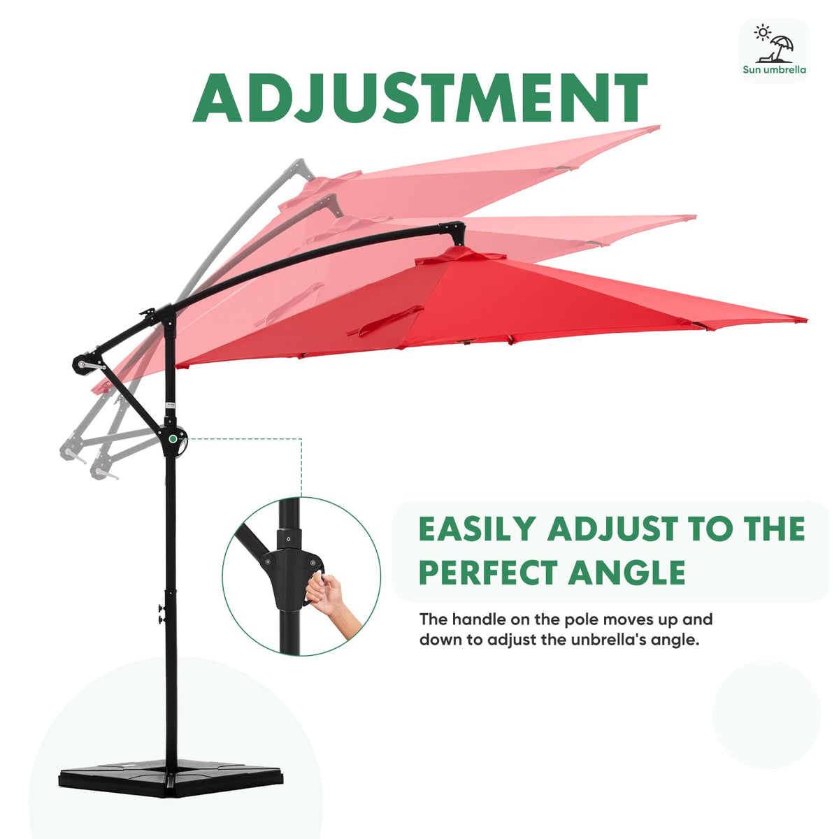 10FT Cantilever Patio Umbrella O78225