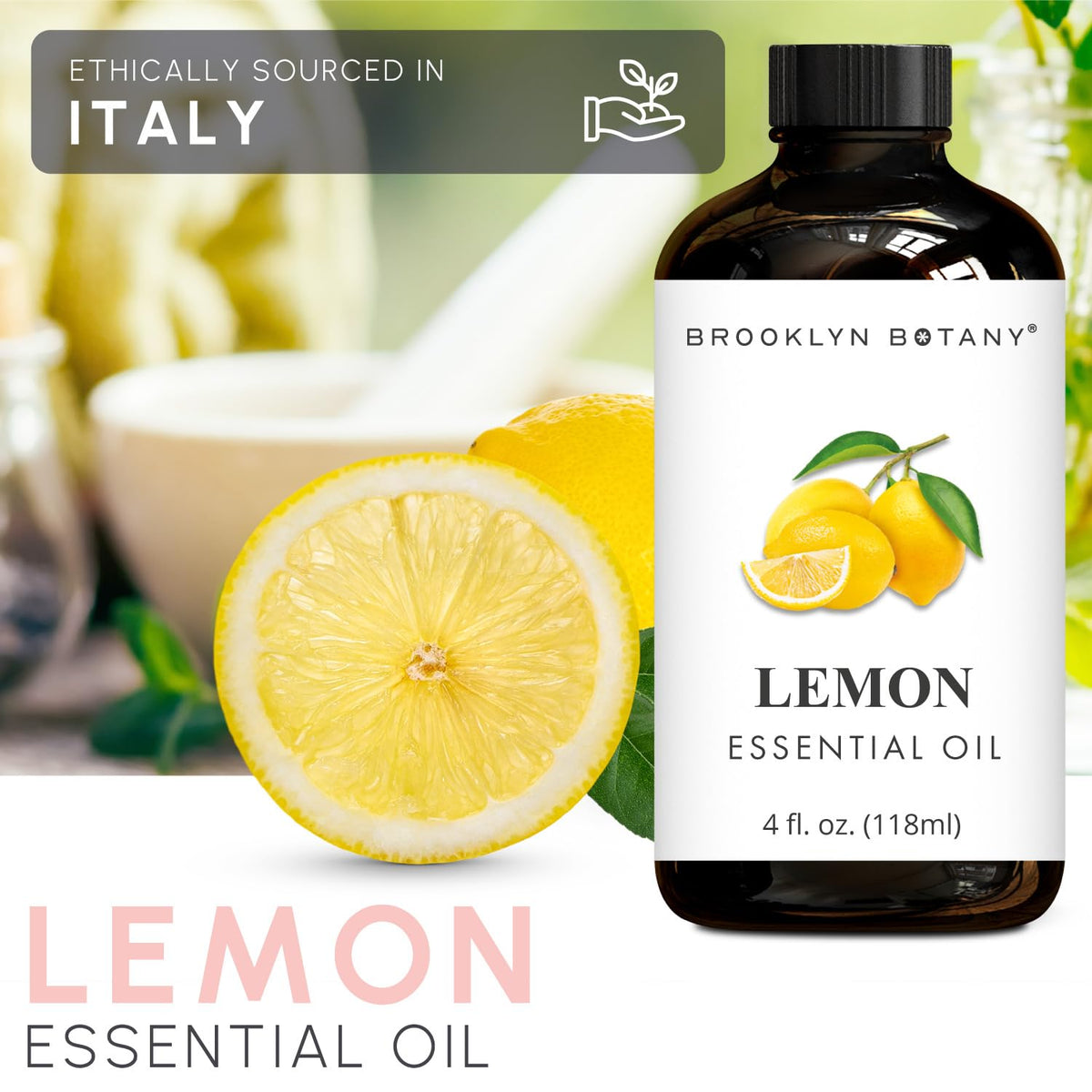 Lemon & Lemongrass Essential Oils 4 Fl Oz Pack of 2 O46168