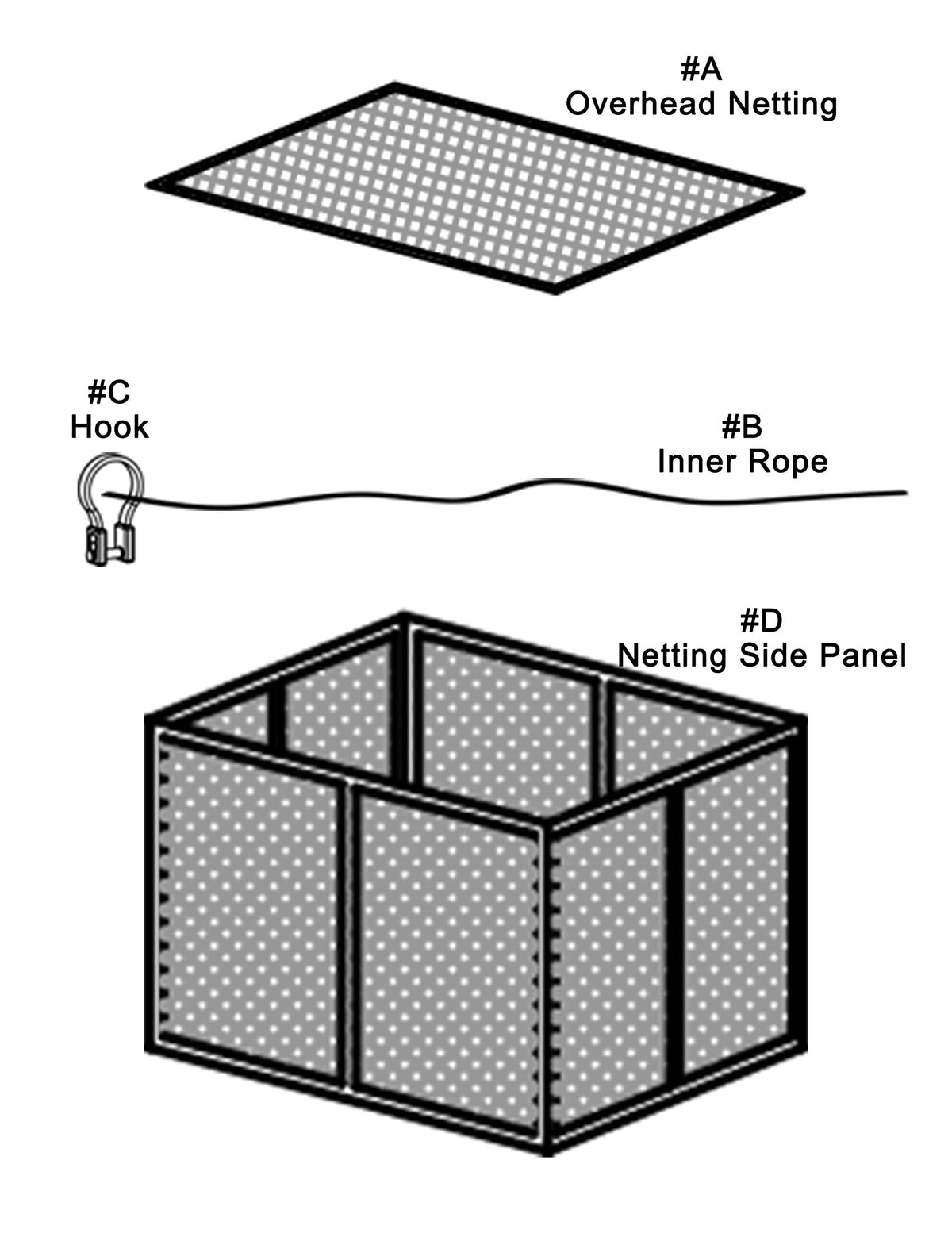 Brown Replacement Mosquito Net T57102