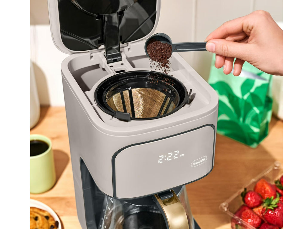 12-Cup Programmable Coffee Maker with Glass Carafe U397804