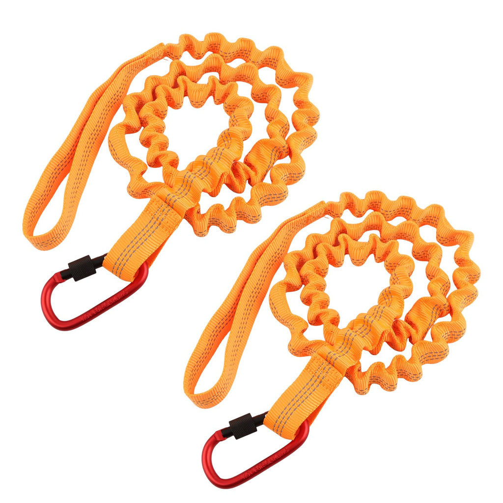 Stretchable Kayak Paddle Leash with Locking Carabiner B45707