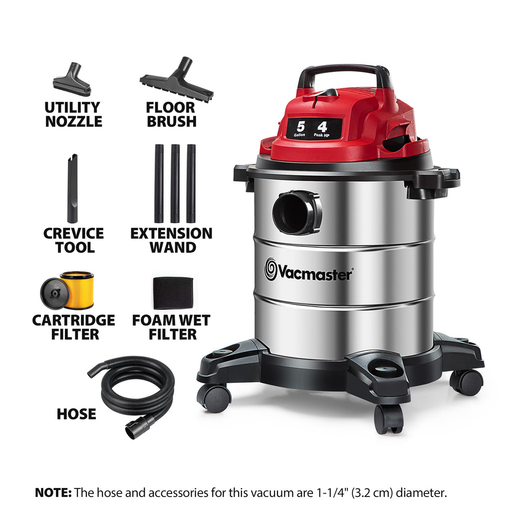 5-Gal Stainless Steel Wet/Dry Vac H868365