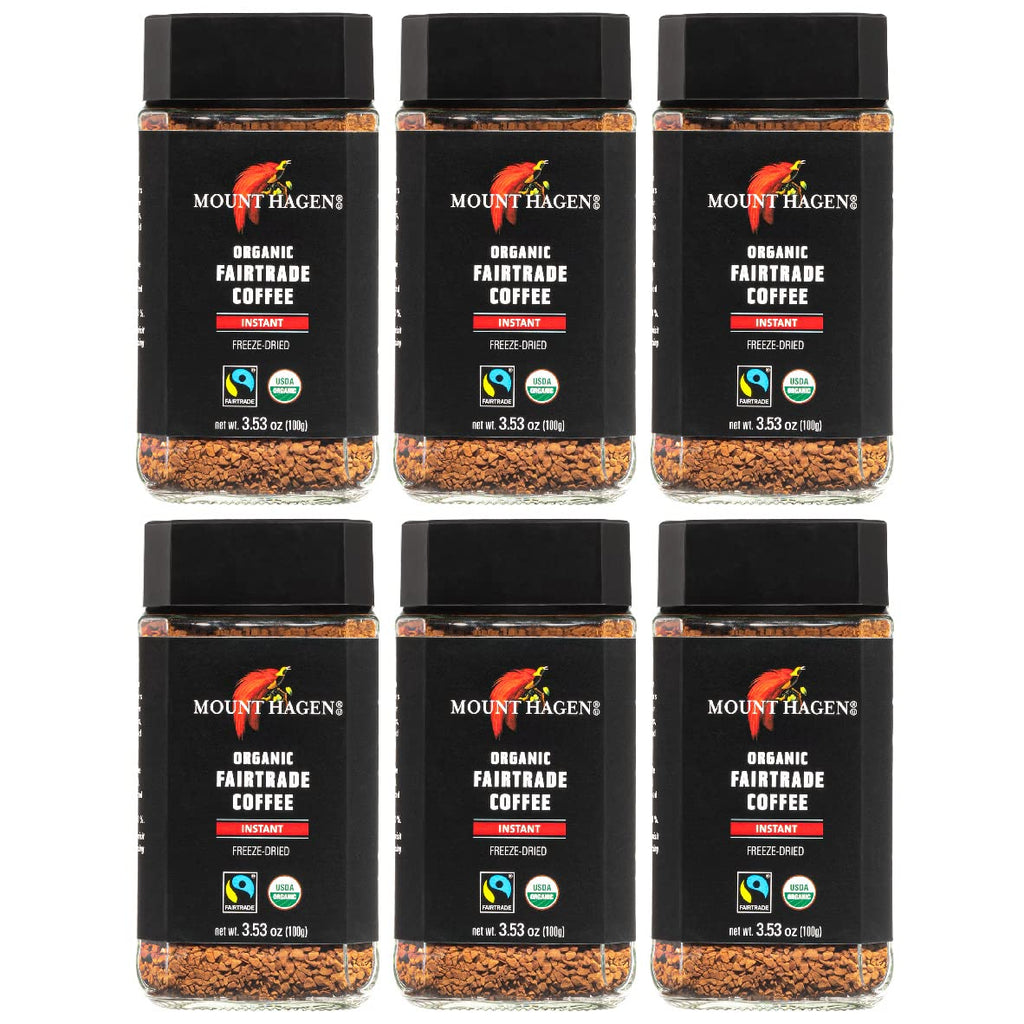 Organic Freeze Dried Instant Coffee 6 x 3.53oz G5222