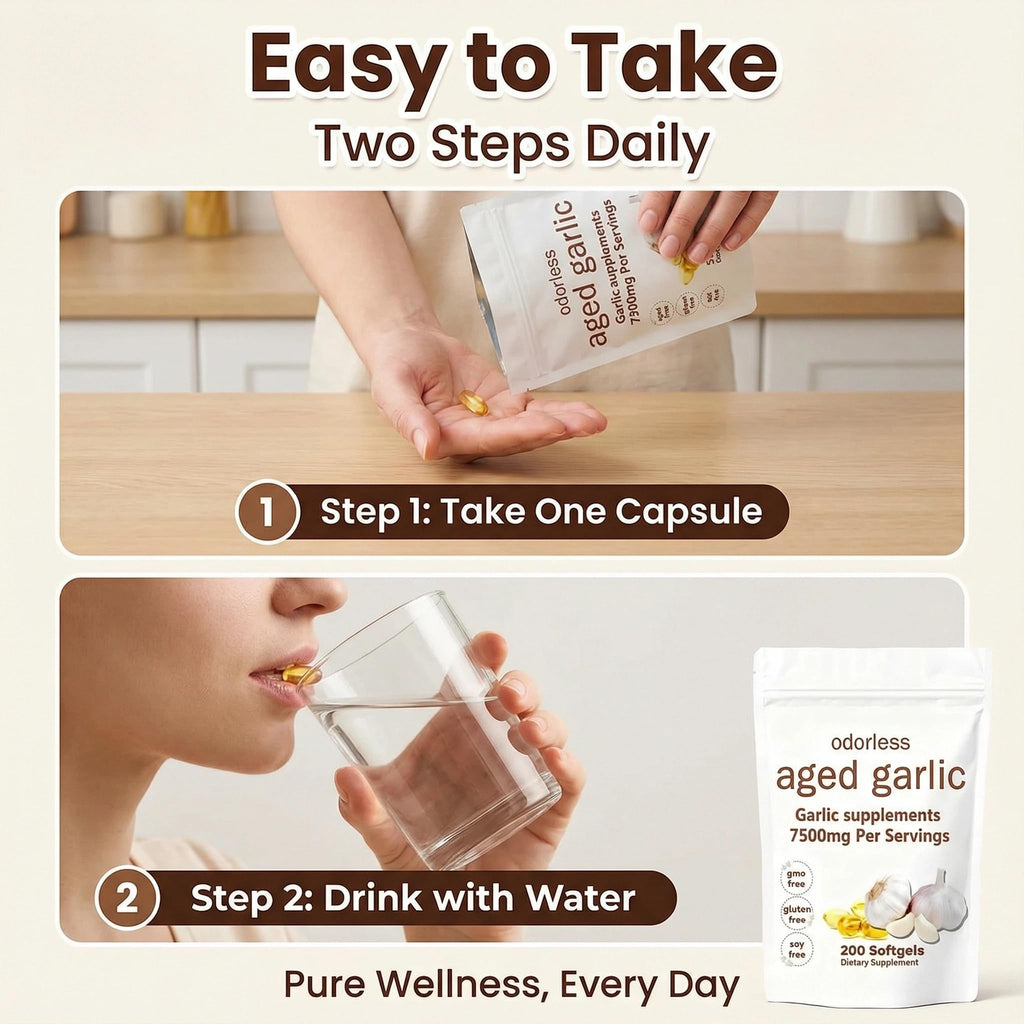 Odorless Aged Garlic Extract 200 Softgels Z390158