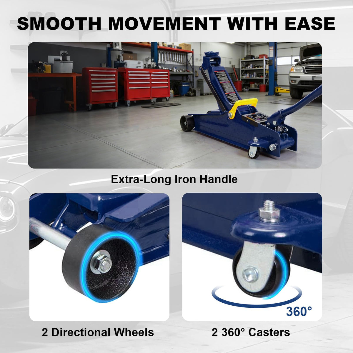 2.5 Ton Low Profile Hydraulic Trolley Jack W133706