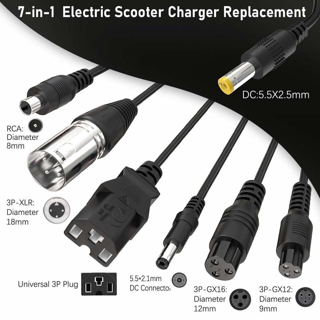 54.6V 2A Electric Bike & Scooter Charger B465401