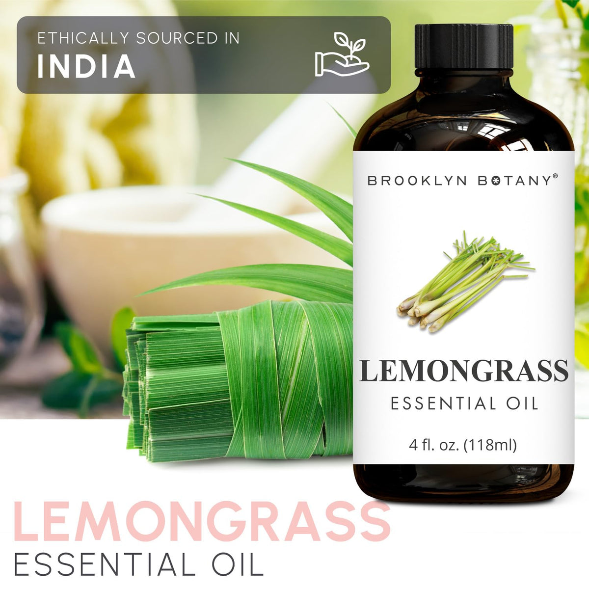 Lemon & Lemongrass Essential Oils 4 Fl Oz Pack of 2 O46168