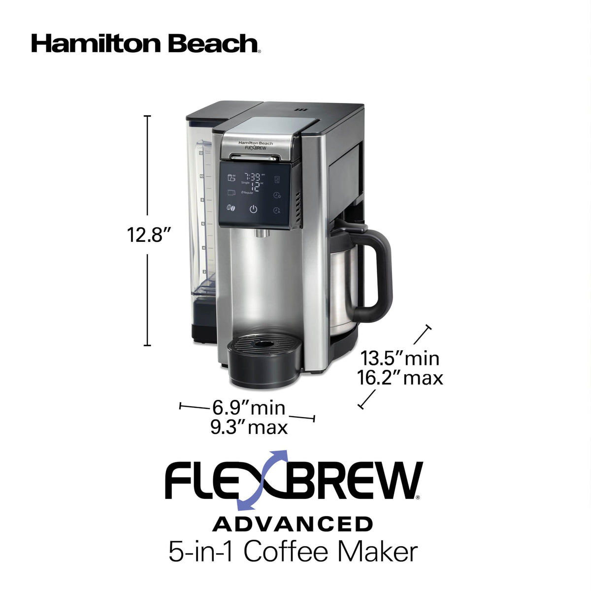 5-in-1 Drip & Single Serve Coffee Maker S1678