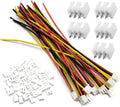 50Pcs 25Pairs JST-XH Connector Kit 2.54mm 3 Pin Male Female with Flat Wire Cable 300mm Z163