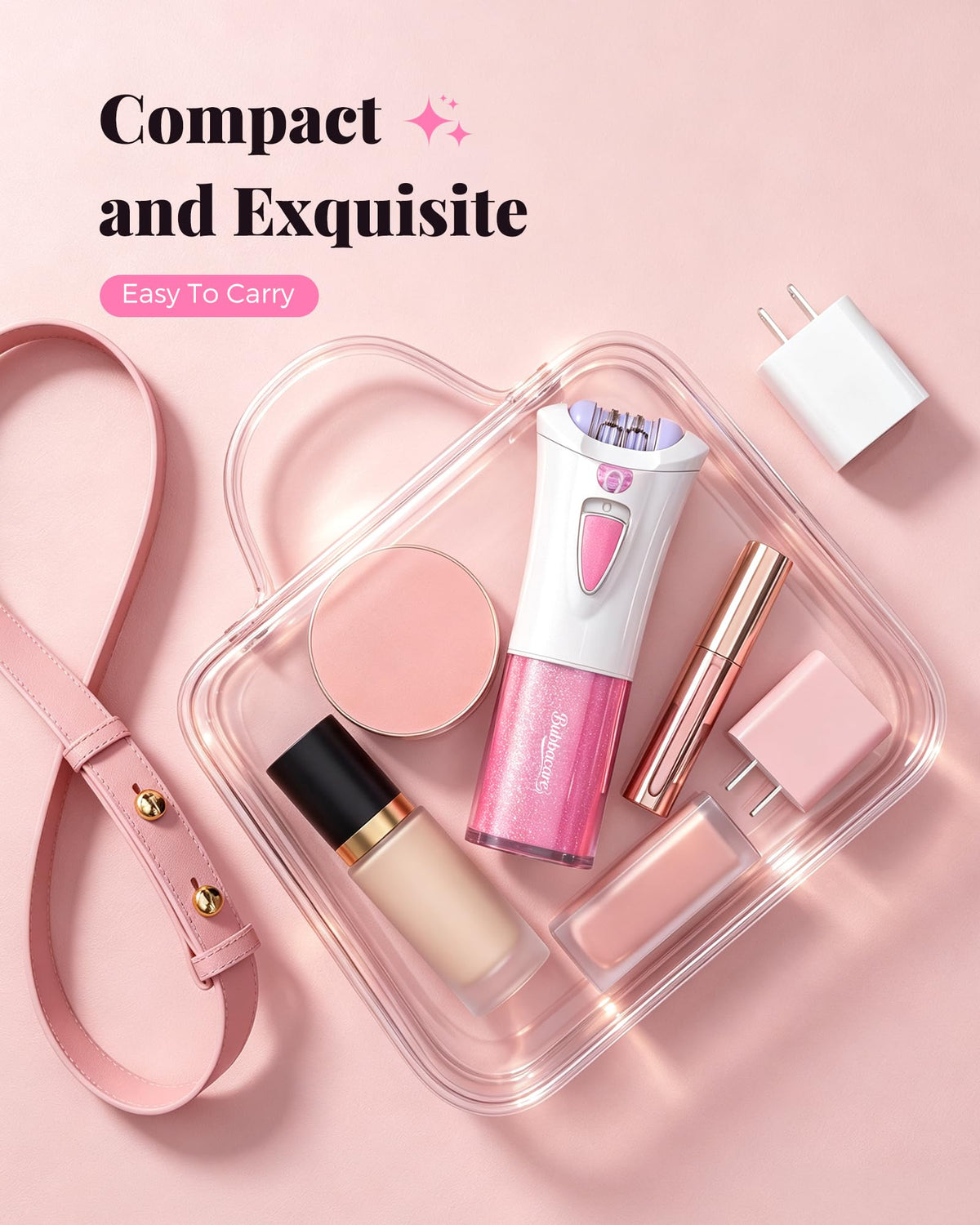 Portable Electric Facial Epilator with LED G454521