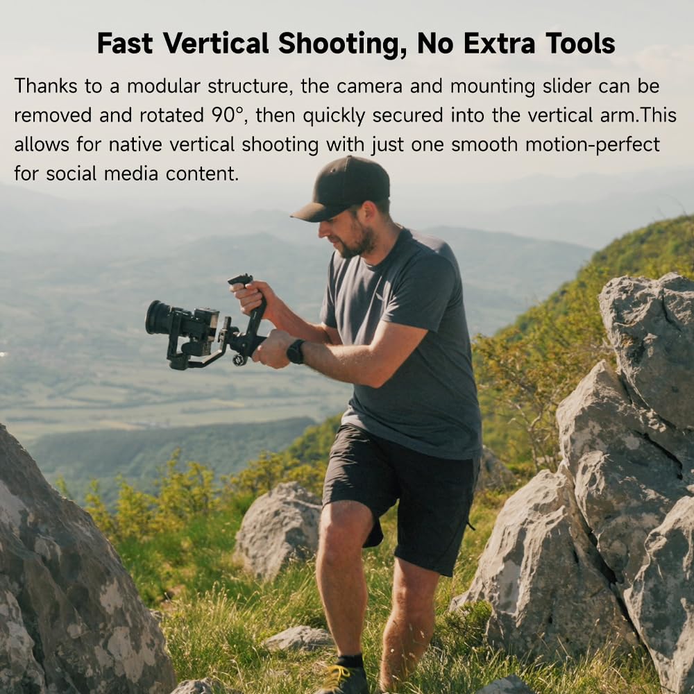 Camera Gimbal Stabilizer with Touch Screen D87668