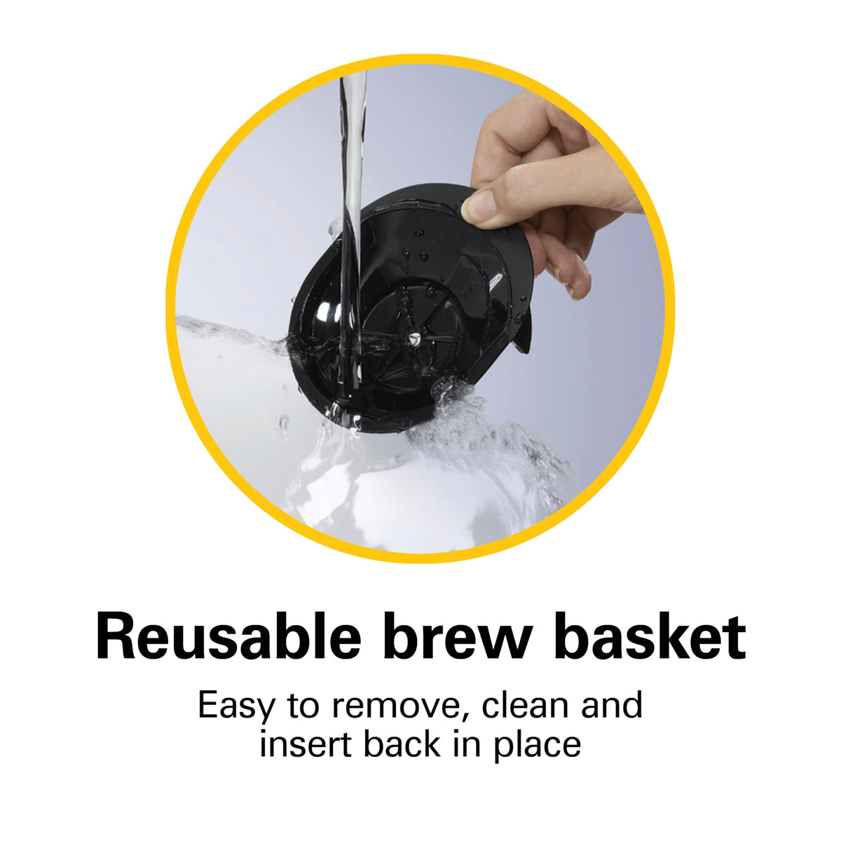 Black Single Serve Pod Coffeemaker C3448