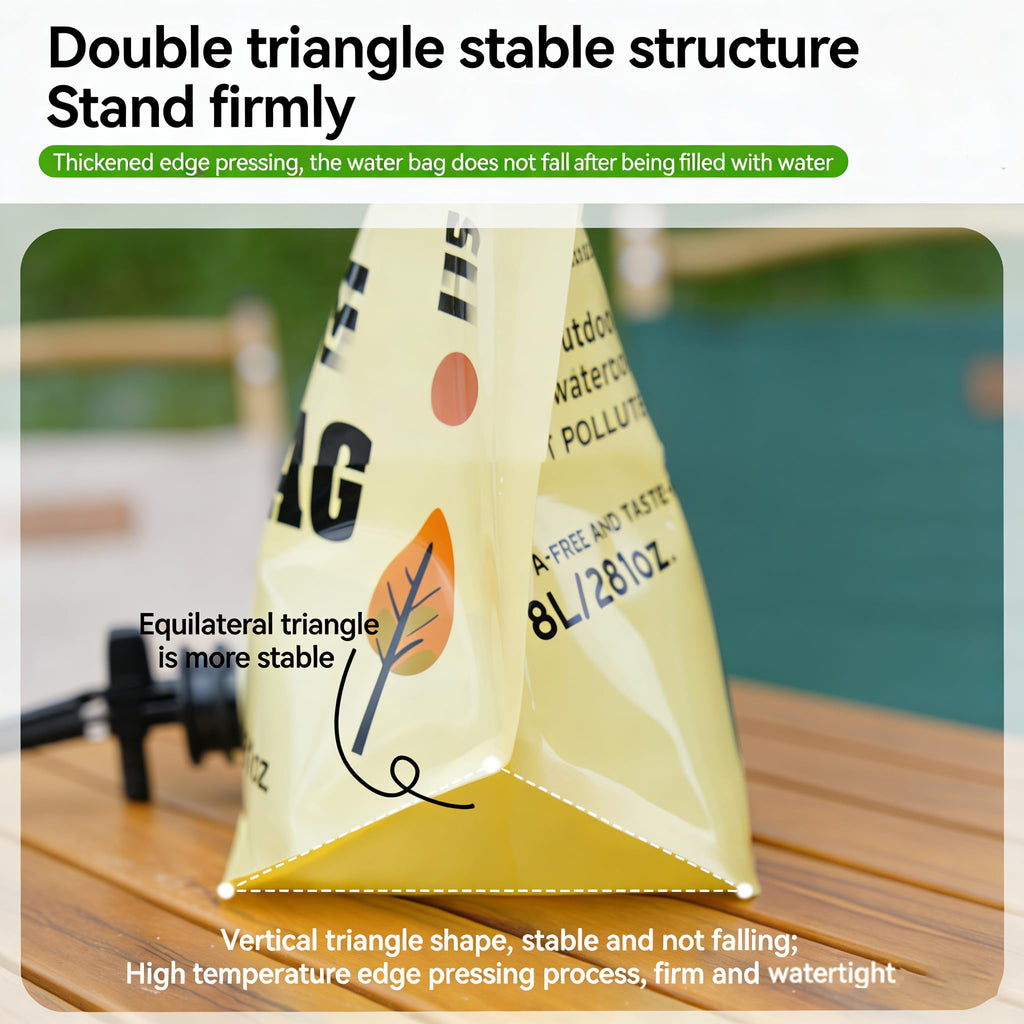 Collapsible 2 Gallon Water Container with Faucet U375