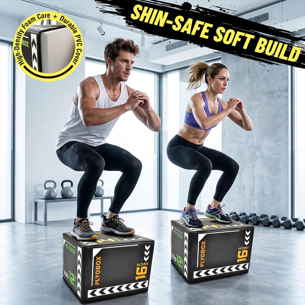3-in-1 Foam Plyometric Jump Box O21179