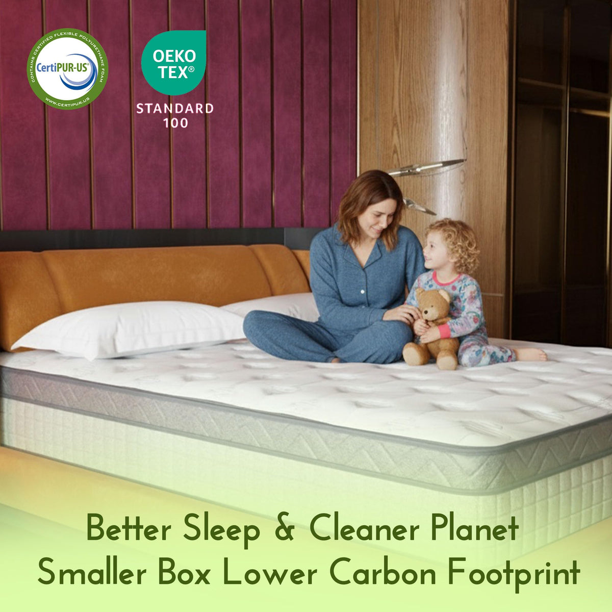 12 Inch Full Size Memory Foam Hybrid Mattress D525356
