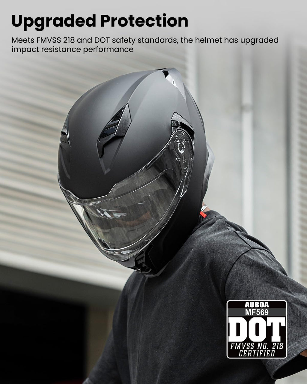 Full Face Motorcycle Helmet DOT Approved P821173