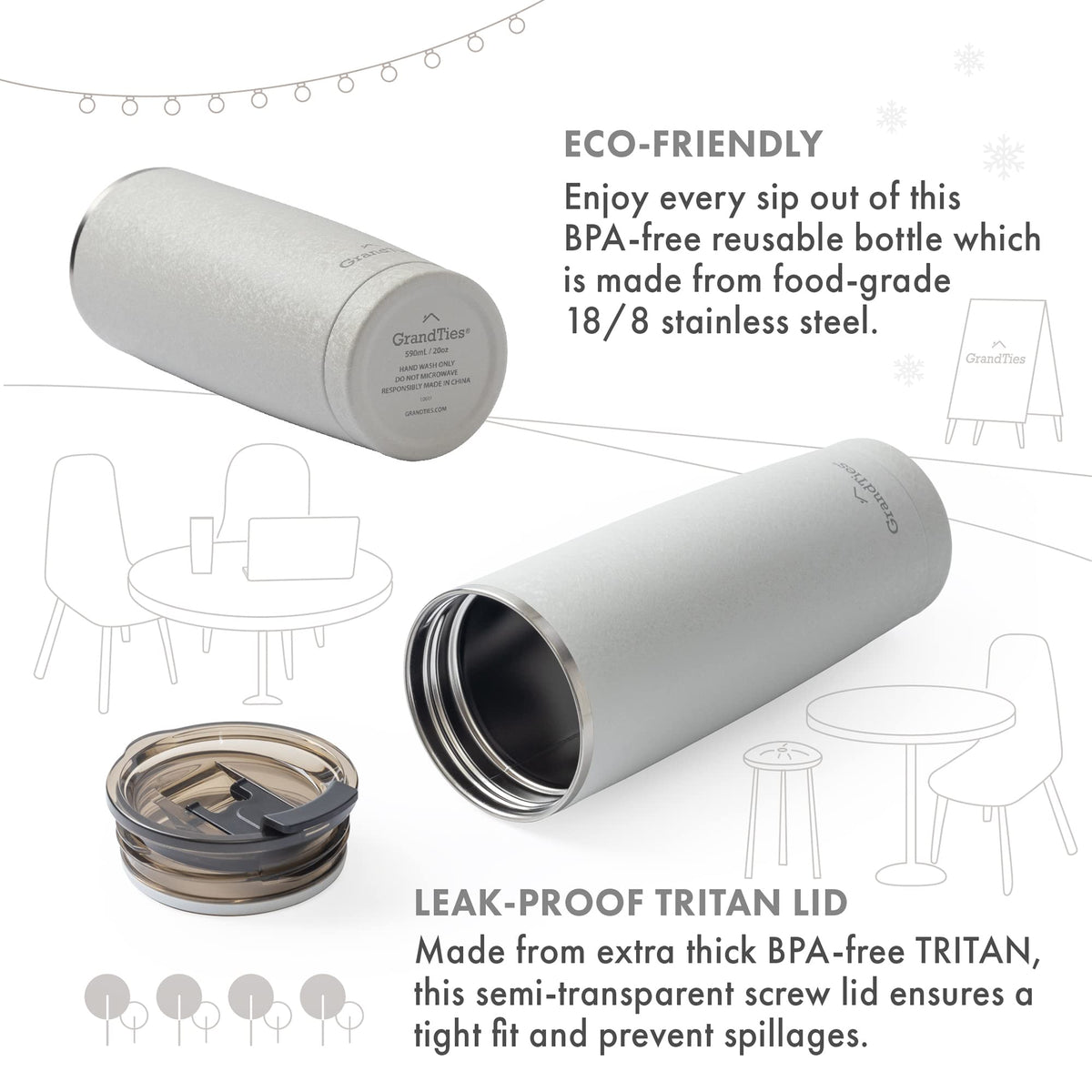 Insulated Stainless Steel Travel Tumbler 20oz G269390