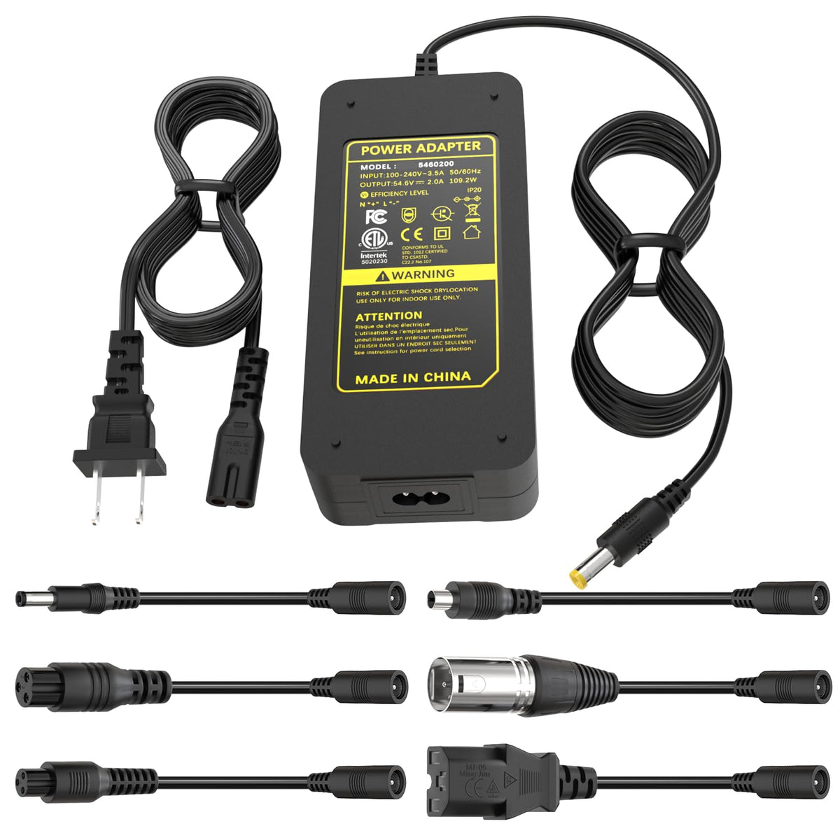 54.6V 2A Electric Bike & Scooter Charger B465401