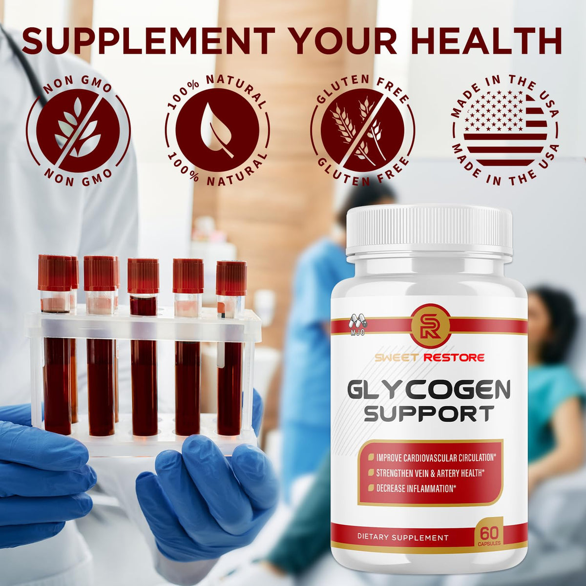 Glycogen Support Capsules 180 Capsules L8149